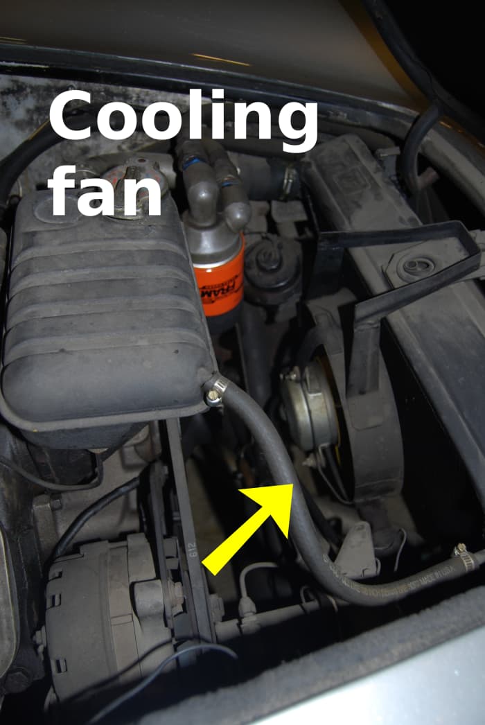 Make sure the cooling or condenser fan is working properly.