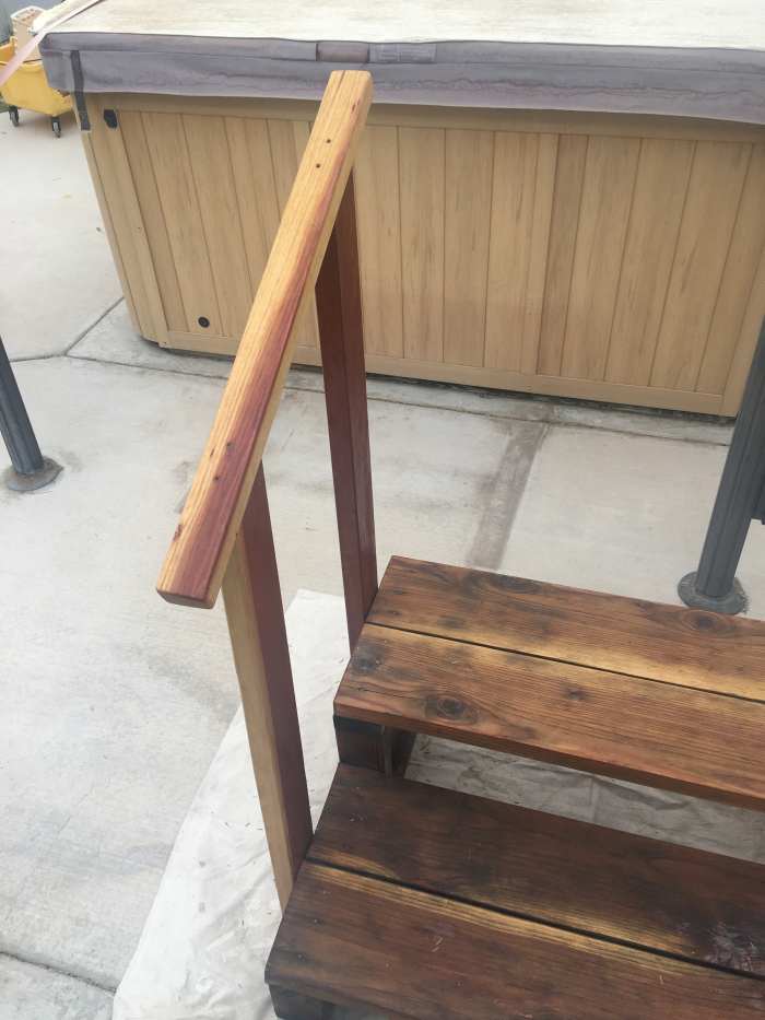 How to Build Redwood Spa Steps Dengarden