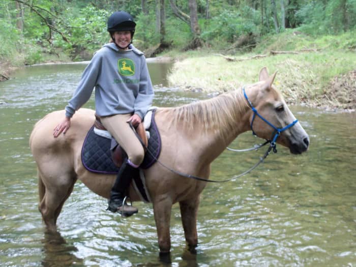 Cory again. He lived a great life and was used lightly until the end of his life! He was my trail horse of choice for years.