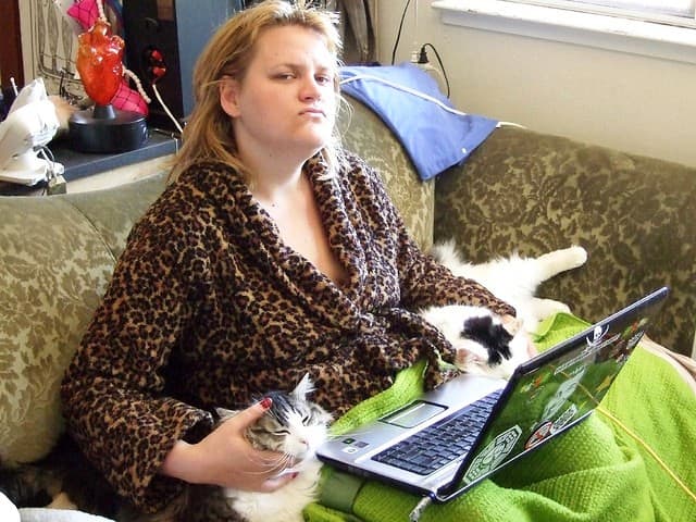 With all the demands that come with being a Cat Lady, it's hard to find the time to exercise. But if you can't exercise for yourself, then do it for the cats.