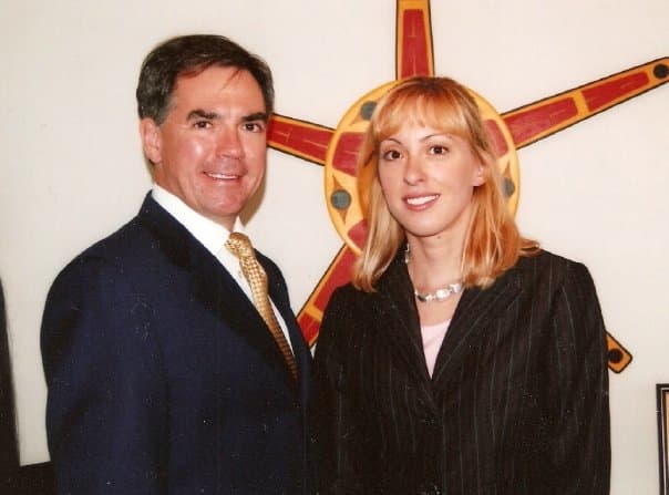 Me and Jim Prentice when I was an Intern for his office at Indian Affairs and Northern Development.