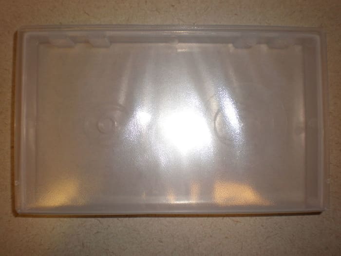 VHS tapes are much more durable than CDs but are even more durable when you store them in hard plastic cases.