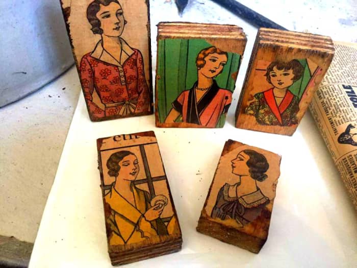With authentic vintage or antique items, it's important to be fully transparent about the age, condition, and damage of the item. Parisian Blocks by RetroChalet