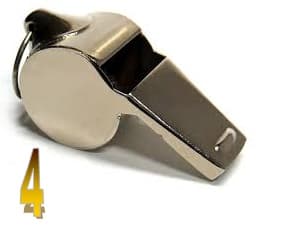 Item 4 - Whistle. Whistle-blowers of the world agree that a good survival kit should include one of these. Besides, if things don't go well you will be equipped to pursue an alternate career as a school crossing guard.