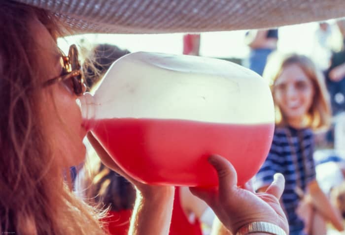 Do you still drink the company Kool-Aid? The "company Kool-Aid" refers to the self-serving and not always accurate "spin" that a company often puts on its corporate strategy, programs, policies, and events.