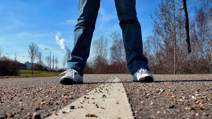 It's much easier to feel confident in a social situation when you feel grounded and balanced. keep both feet flat on the floor and slightly parted for greater stability.