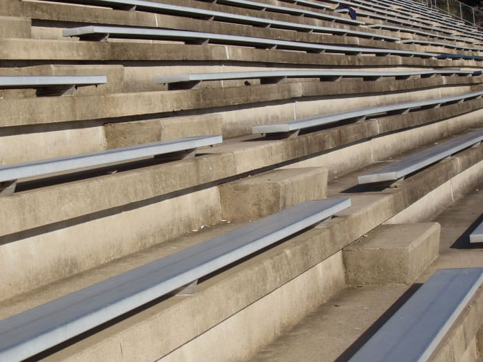 The higher up in the stands you're willing to sit, the cheaper your tickets are likely to be.