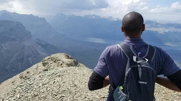Climbing mountains in Glacier National Park. My online income gives me the freedom and the means to routinely travel to new places and explore new heights.