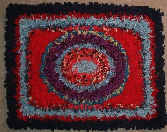We had one like this that my mum and I pegged together and it served as our hearth rug for many years.