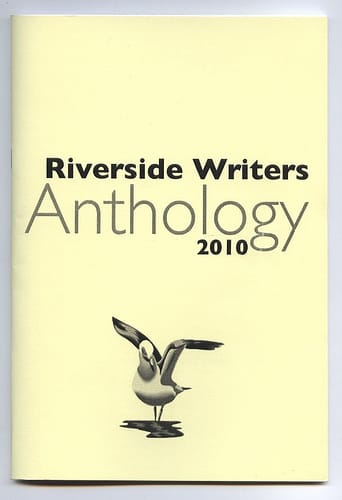 Booklet produced by Riverside Writers in 2010, which features three of Adele Cosgrove-Bray's short stories. The cover is simple and direct, and it uses a Copyright free image.