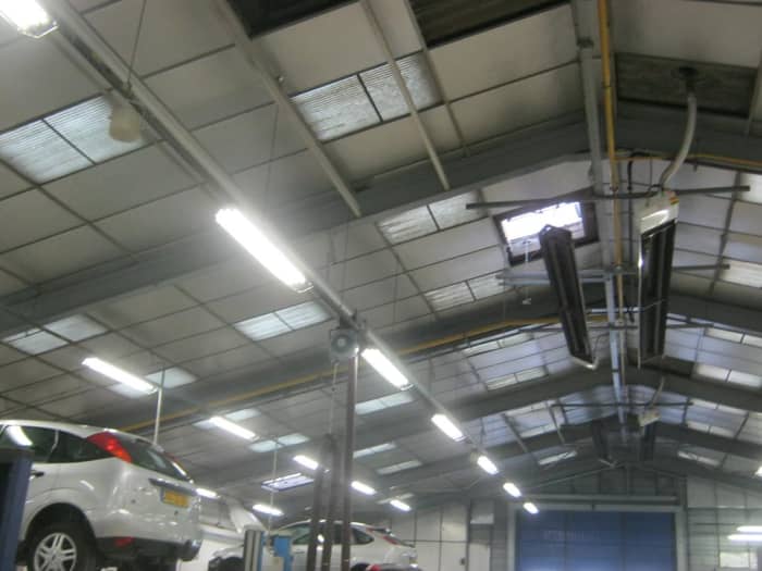 When I worked there, the garage looked much like this. I helped to install the main pipes and the sanitation.
