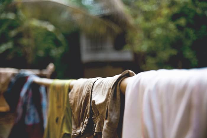 Hand-washing, hand-mending, and using clothes gently are all great ways to make clothes last longer.