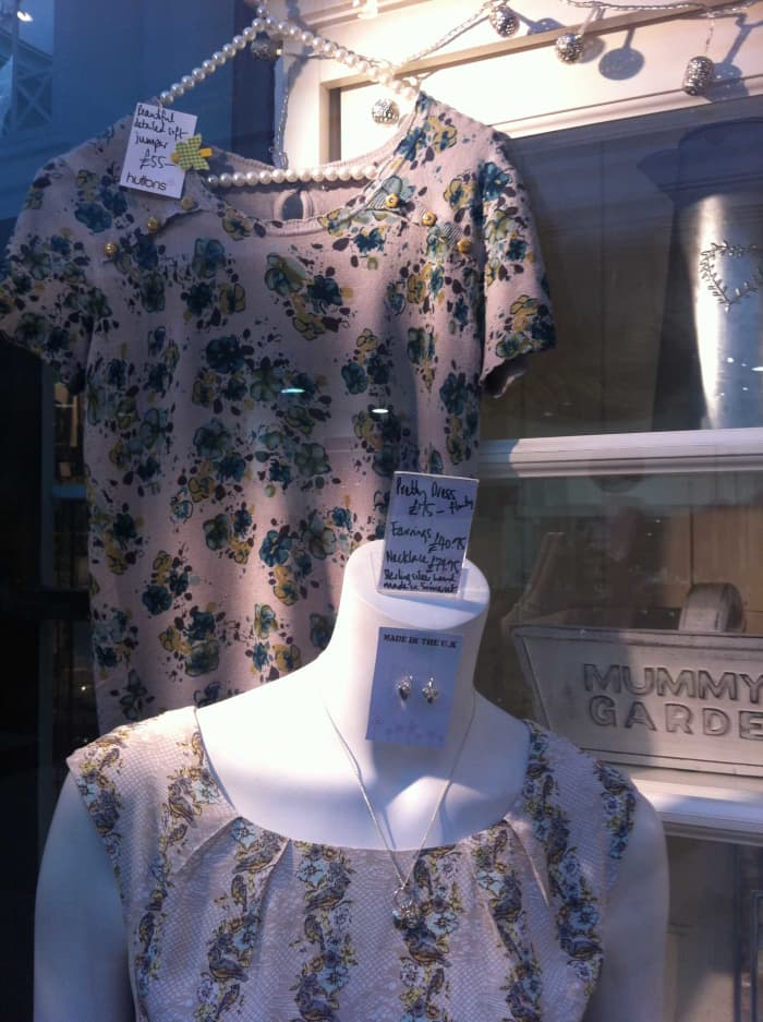 A good looking window display with clear pricing is likely to attract customers and generate sales.