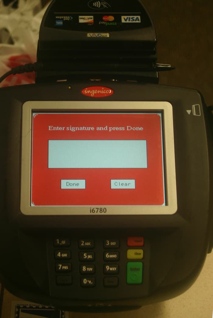 Credit card readers are part of POS (point of sale) systems, which integrate into operations management tools for finances, inventory, and customer relations management (CRM).