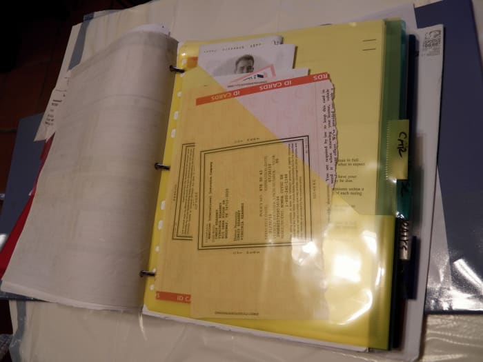 Binder System for Receipts is a bit more work but helps you find things quickly. Use Pocket Index Dividers for filing receipts that are smaller.