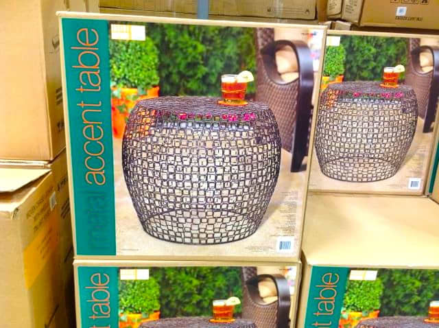 I can use a little table like this one for my patio and my son can use one for his deck. Hmmm...how much do you think this will sell for in July? I will guarantee they will have some then if they don't mark them down in June.