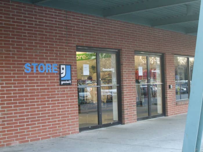 The familiar Goodwill logo marks the store.