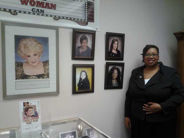 Original photo of me at a Mary Kay meeting at the Pink Cadillac Event Center in Charlotte, NC