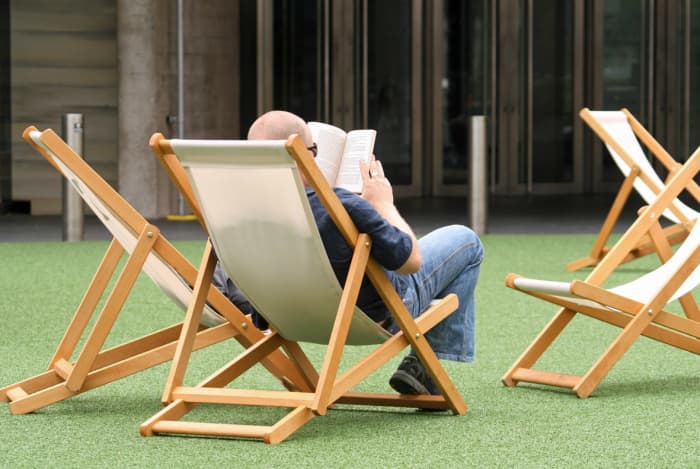 Relaxing is important for mental and physical well-being, and gardening leave is a good opportunity to squeeze some in.