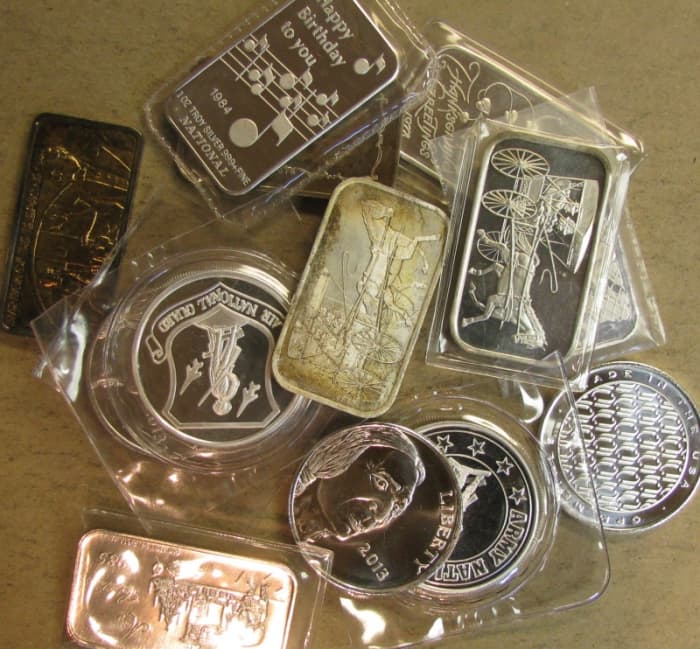 999 Fine Silver Bullion Bars and Rounds
