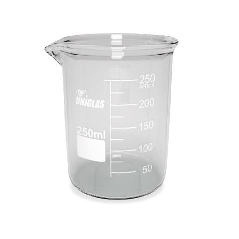 A 250ml measuring vial