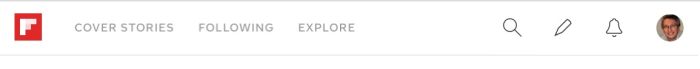 Top Row Option Links and Icons