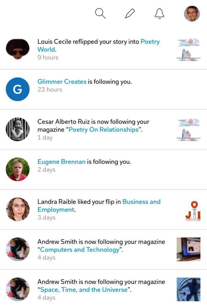 Flipboard Notifications
