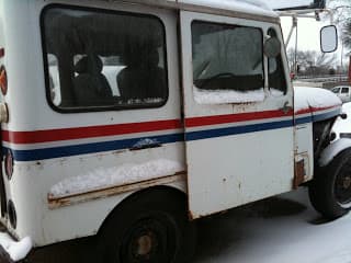 This was the first Postal Vehicle I drove in 1993. In the pre-Amazon era, all of the mail used to actually fit into one of these.