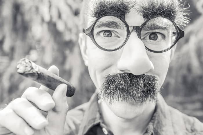 Does your fear of public speaking make you wish you could hide your embarrassment behind a funny mask?
