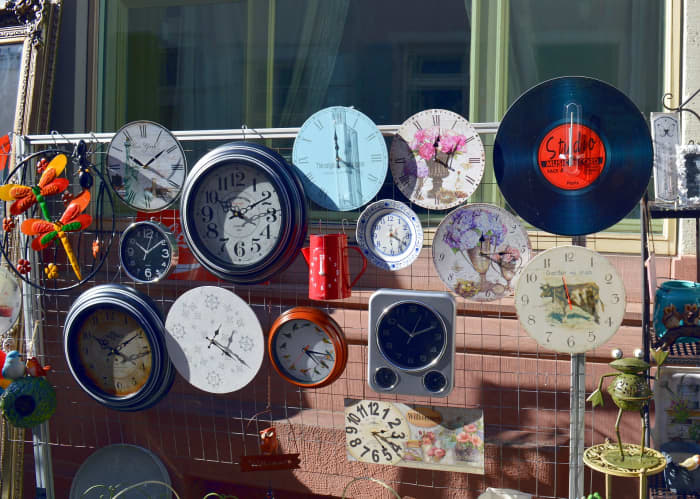 While some people like to randomly discover unique items at garage sales, others know exactly what they are looking for. Display similar items together in one area to help savvy collectors find the next addition to their cherished collection.