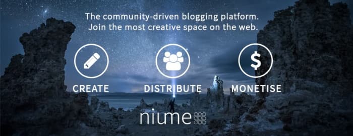 Niume is a community-driven blogging platform.
