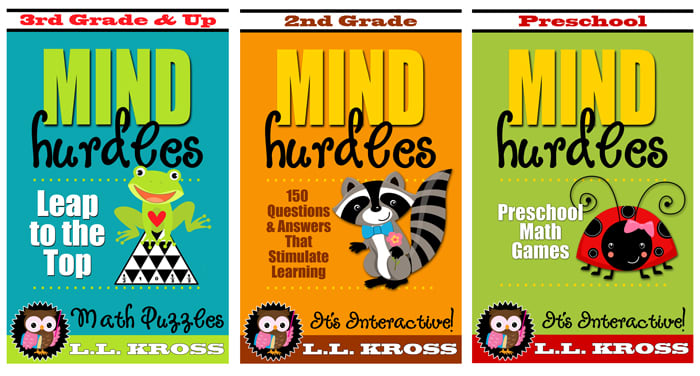 Note how the author branding and series identity are consistent throughout these cover designs, even though the titles, images and colors are different