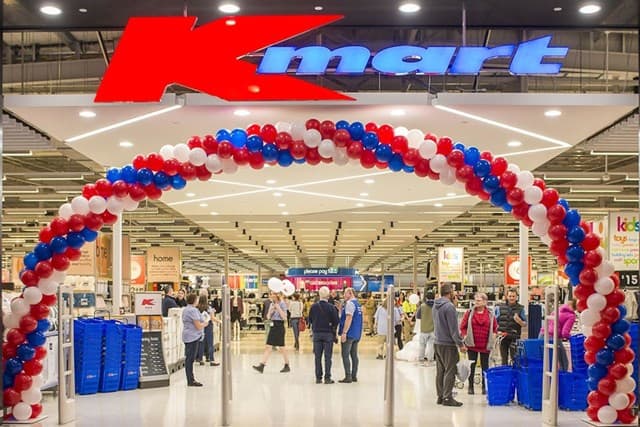 Kmart offers a wide selection of consumer products including home and living products, electronic appliances, clothing and beauty accessories, and recreational items for sports and parties.