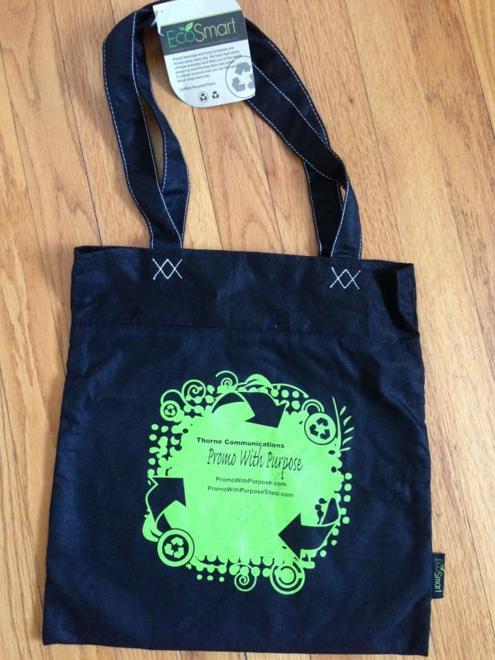 Promotional tote bags offer large imprint area for your marketing message and long-term advertising exposure.