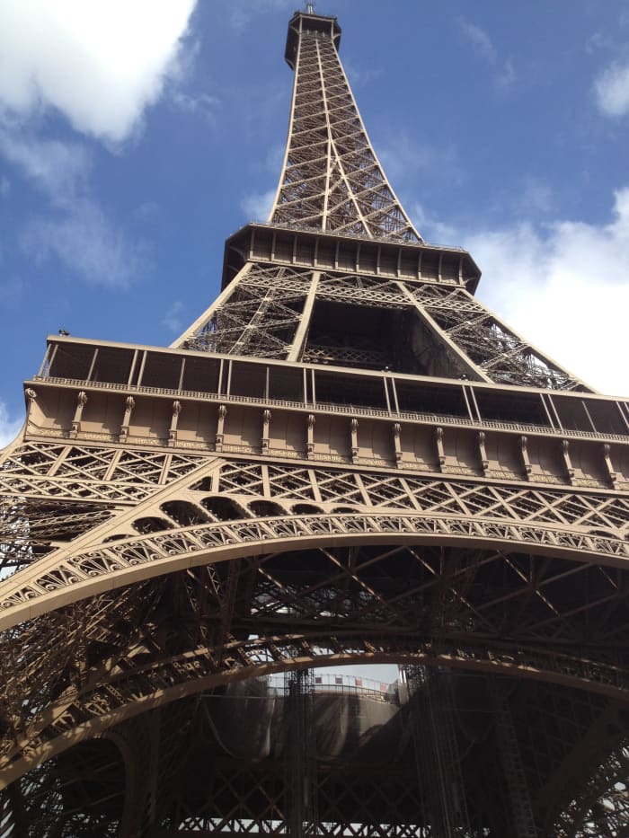 The Eiffel Tower: it's an architectural and engineering marvel but also creative and artistic.