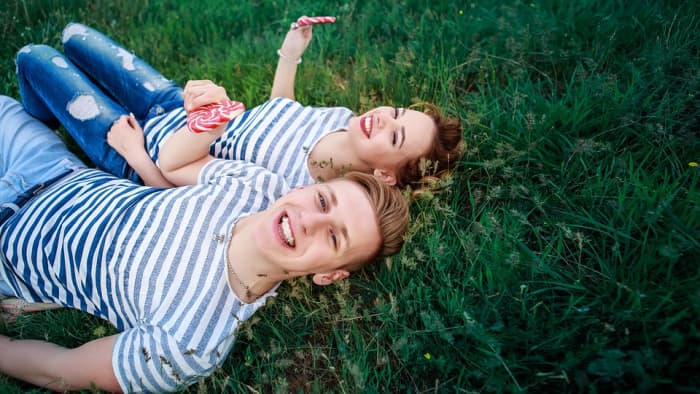 If the relationship is healthy, you don't really need to work at it. It just needs space and time to develop naturally.
