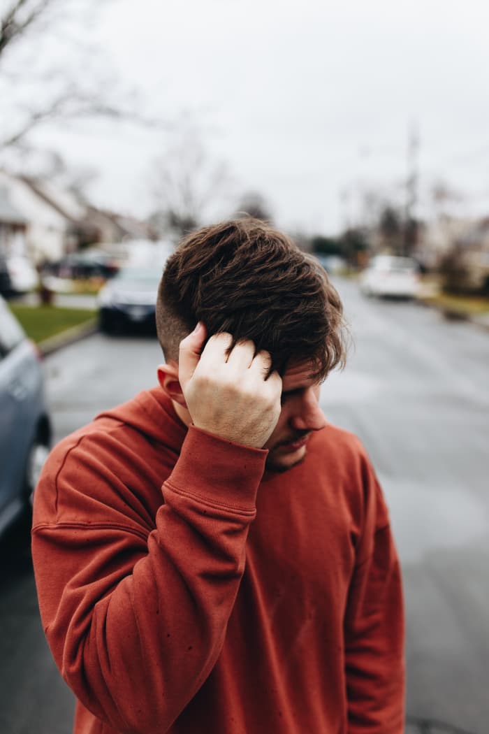 Is he spending a bunch of time defending those four missed calls from a weird number and snapping at you about your tone? Increased irritability could be a sign that your husband is cheating.