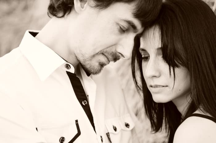 Wedding vows mean that couples need to stick together in bad times as well as good ones if their marriages are to last.