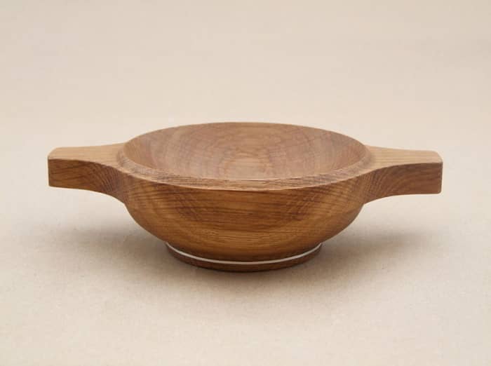 A quaich, or drinking cup.
