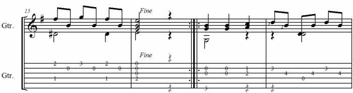 Carulli Waltz In E Minor