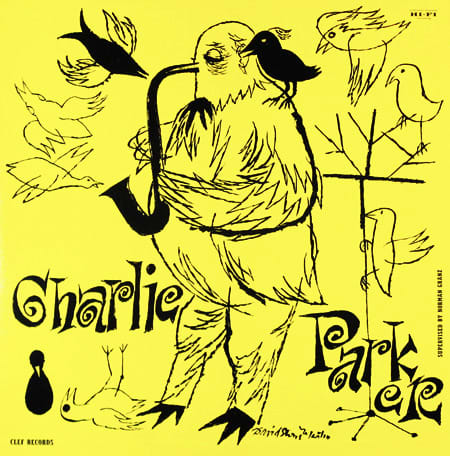 Charlie Parker "The Magnificent Charlie Parker" Clef Records MG C 646 12" LP Vinyl Record (1955) Album Cover Art by David Stone Martin
