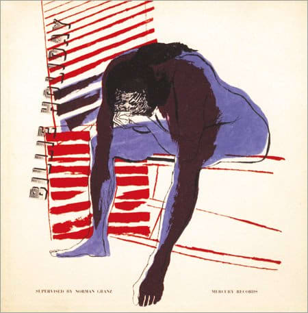 Billie Holiday "Billie Holiday Sings" Mercury / Clef 118 10" LP Vinyl Record (1953) Album Cover Art by David Stone Martin