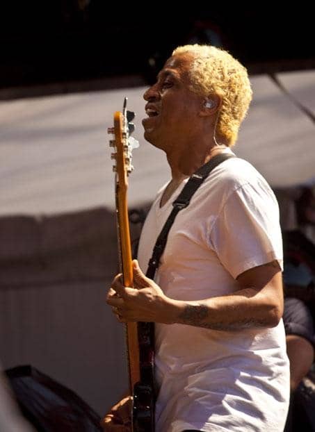 Sergio Vega onstage