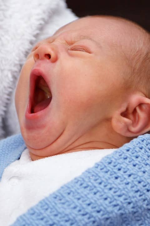 Yawning relaxes the soft palate and the larynx drops to an "open' position. This creates more space in the mouth.