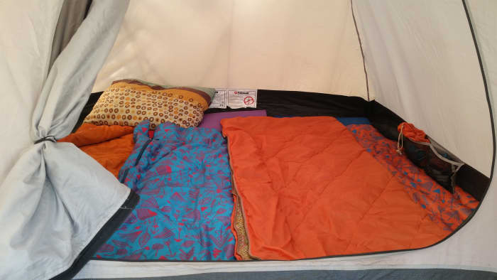 Cuddling up in a cozy tent in the backyard or a blanket fort in your living room is a romantic way to shut out the rest of the world for a little while.