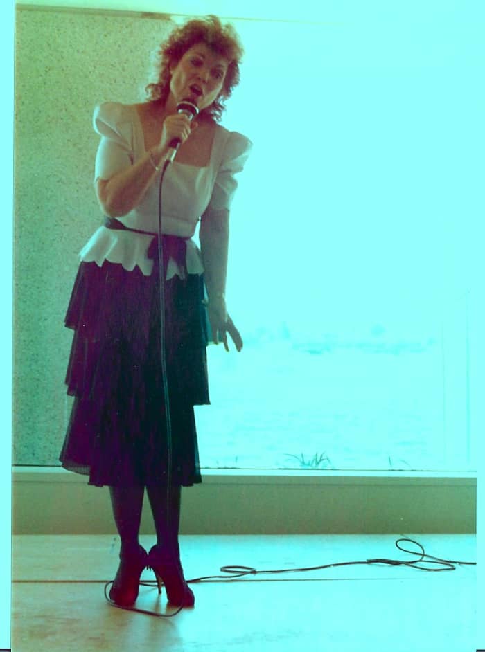 Sing with all your heart and soul. If you don't believe in the lyrics you sing - no one will.