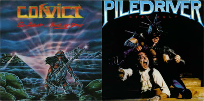 Gord (Piledriver) Kirchin also performed vocals on "Go Ahead...Make My Day!" by Convict (1985). "Stay Ugly" was released in 1986