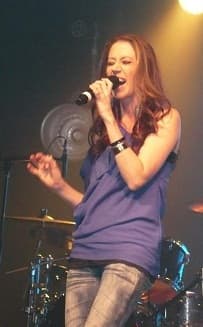 Kerrie Roberts performs live in Dickinson, North Dakota while on tour with Big Daddy Weave and MikesChair