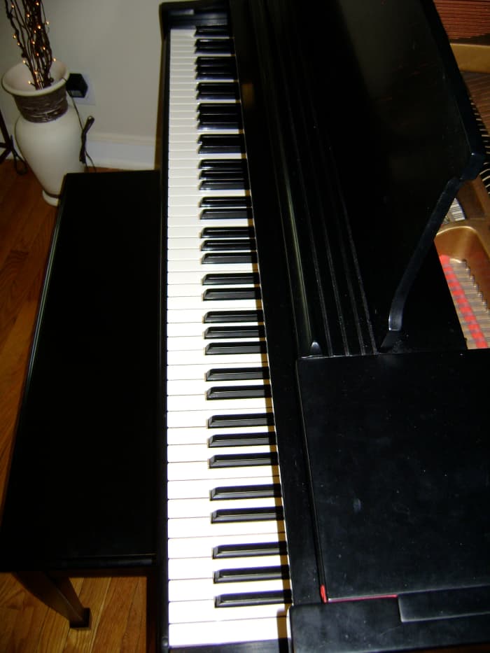 A full keyboard in top condition. If liquids are spilled on the keyboard, you're in for a costly repair.