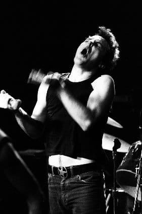 Photo of Jello Biafra of The Dead Kennedys. With their 1980 debut album, Fresh Fruit for Rotting Vegetables, The Dead Kennedys established themselves as one of the pioneers of the hardcore punk movement.